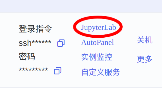 JupyterLab 入口