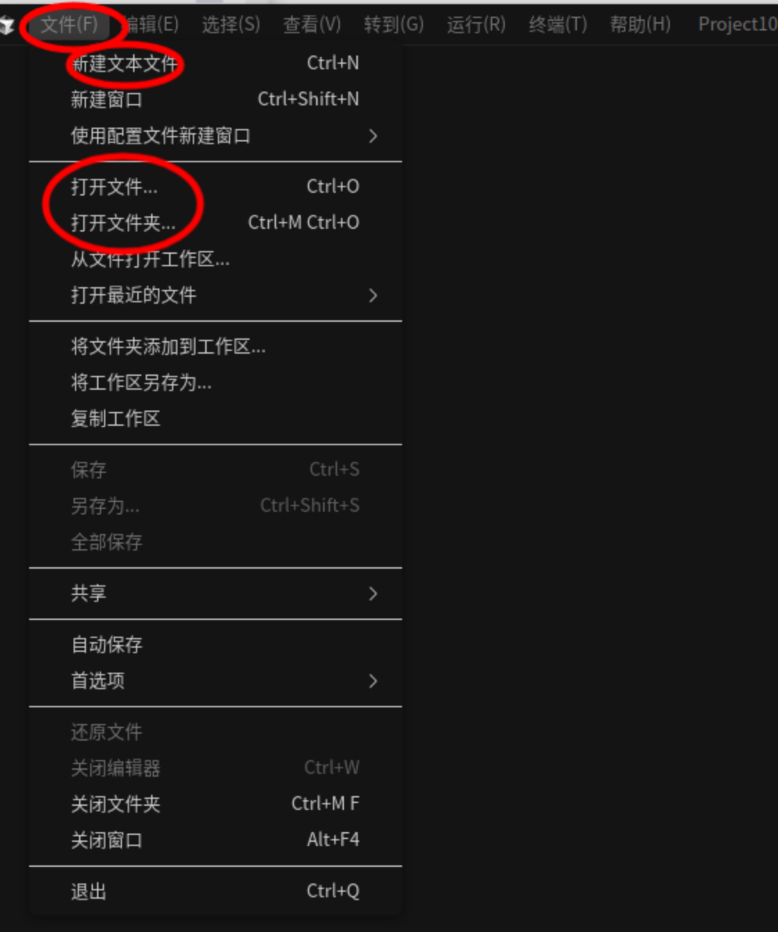 File Menu