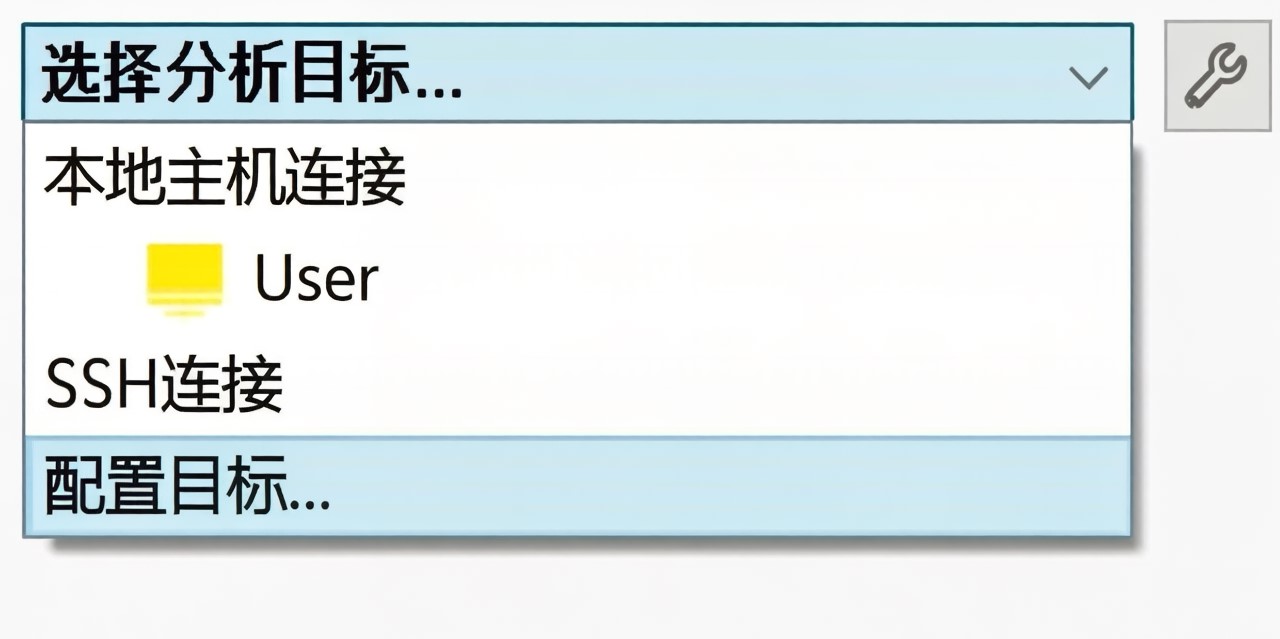图 1：选择目标 - 配置目标系统